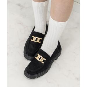 ローファー 「Bridget Birkin」チェーンベルトローファー(551673) レディース