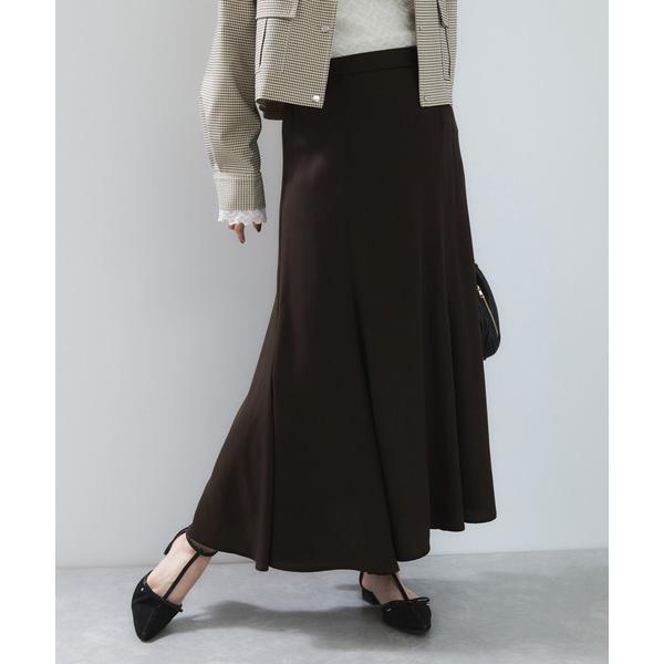 スカート フィブリルサテン＆レースアソートマーメイドスカート