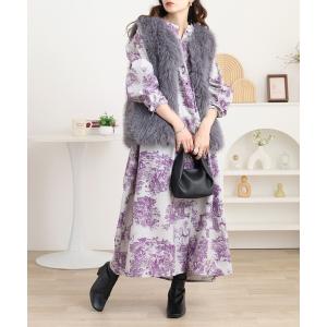 ハイウエストギャザーワンピース　トワルドジュイ柄　ブルー。.＊ 楽天市場】トワルドジュイ ワンピースの通販