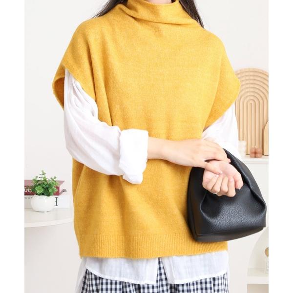 ベスト ジレ オフタートルベスト レディース