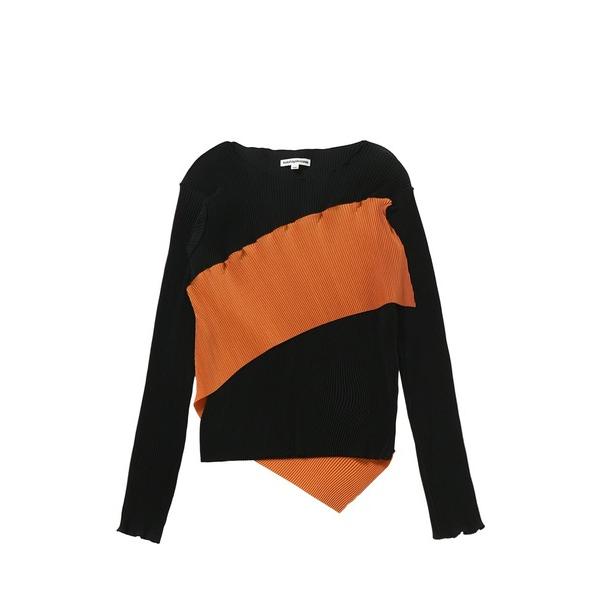 kotohayokozawa SPIRAL WAVE LONG SLEEVE TOP TDX5A-S...