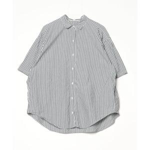 「niko and...」 半袖ブラウス LARGE グレー レディース