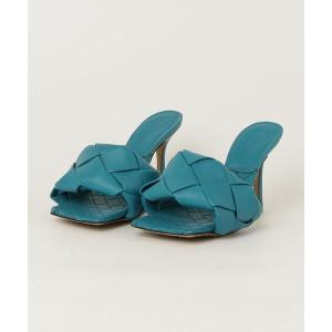 「BOTTEGA VENETA」 ミュール 36.5 ブルー レディース