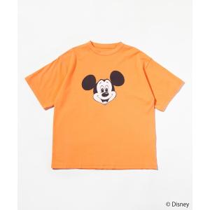 「WCJ」 半袖Tシャツ「Disneyコラボ」 FREE オレンジ レディース
