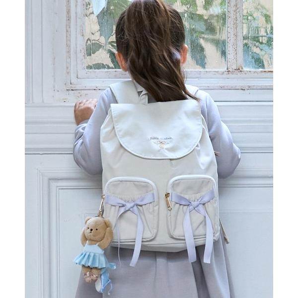 リュック 「バレエ」ポケットリボンリュック キッズ 子供 女の子