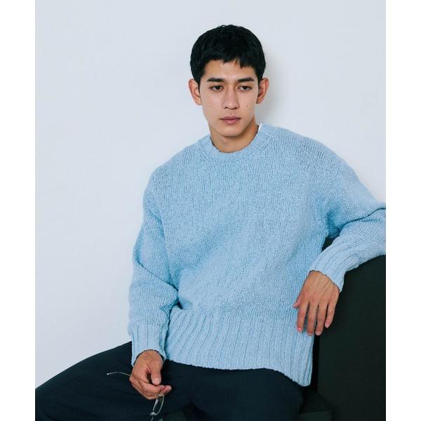 セーター ニット SRUB LILYYARN クルーネックニット メンズ