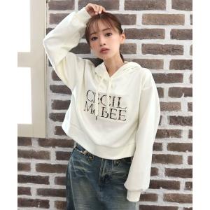 パーカー エンボスロゴパーカー レディース