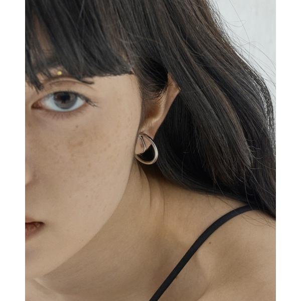 アレルギー対応 イヤリング 「ORLEAN」フープイヤリング 20mm レディース