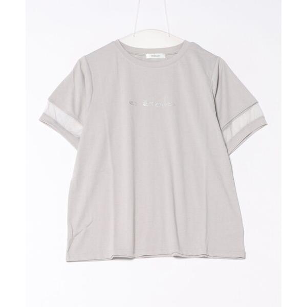 tシャツ ヒンヤリ冷感！箔プリントロゴプルオーバー レディース