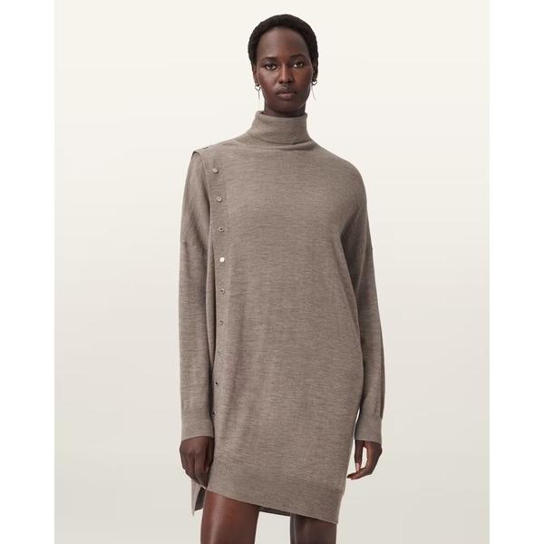 ワンピース UMI WOOL BLEND DRESS | UMI ウール ブレンド ドレス・ワンピー...