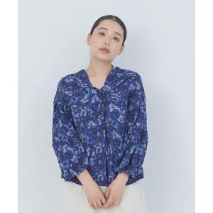 ブラウス シャツ リバティプリントブラウス レディース