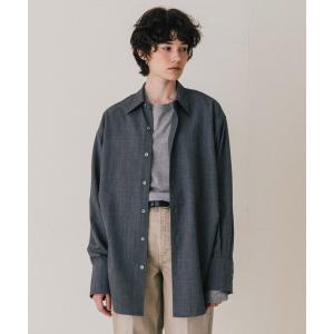 ブラウス シャツ SAVILE WOOL SHIRT/サビルウールシャツ レディース