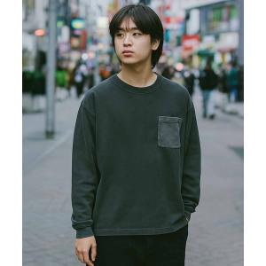 tシャツ 「JEMORGAN / ジェーイーモーガン」20/2天竺ピグメントバイオウォッシュ加工ポケットロンT メンズ レディース