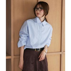 ブラウス シャツ ニュアンスオーバーシャツ レディース