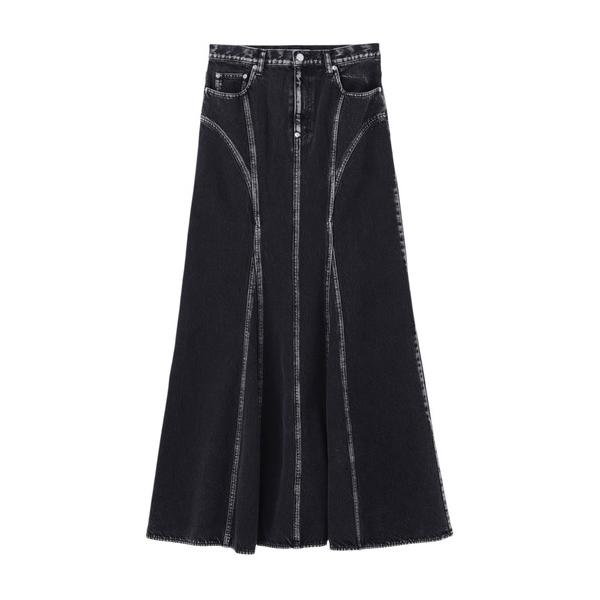 デニムスカート WASHED DENIM MERMAID LINE SKIRT