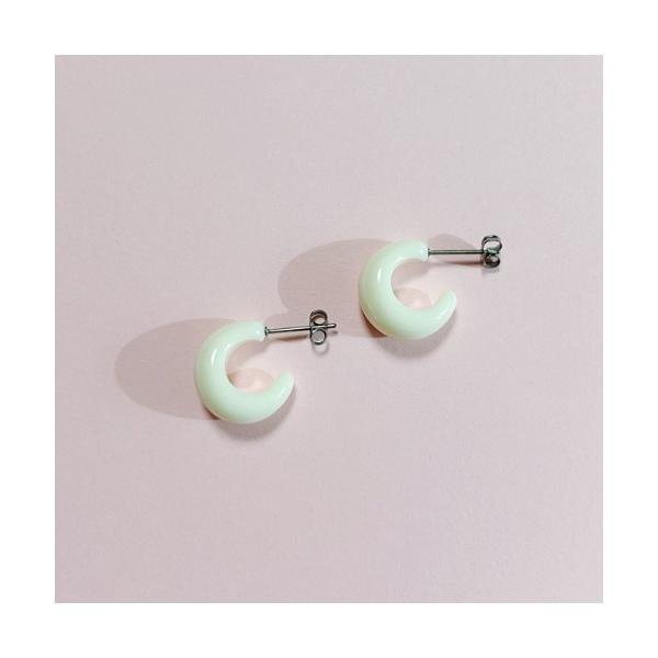 ピアス 「Seolrem」アクリルぷっくりフープピアス(MA) レディース