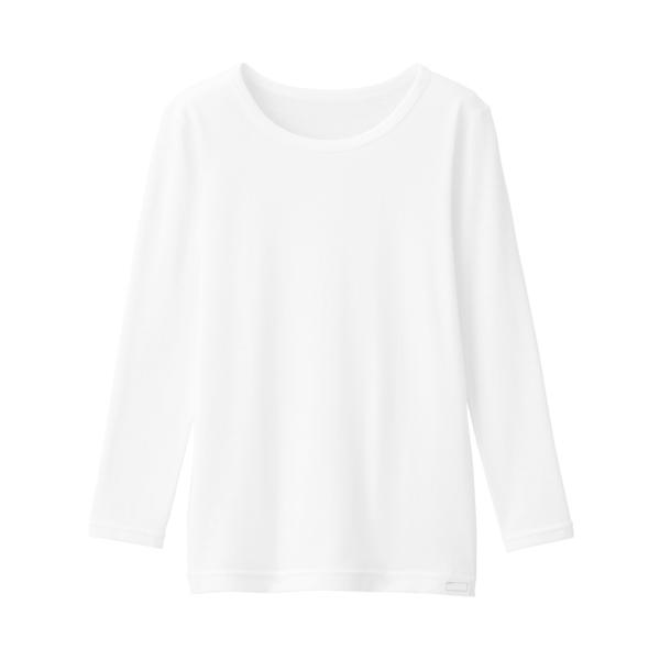 肌着 キッズ　あったか綿　クルーネック長袖Ｔシャツ キッズ 子供 男の子 女の子