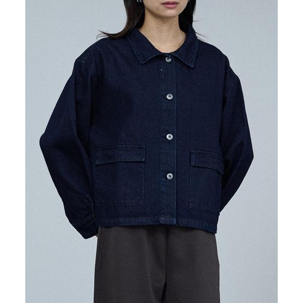 デニムジャケット gジャン milli de l'air ボクシーフィットGジャン レディース