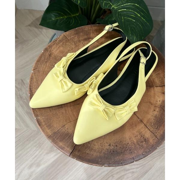 パンプス VIVIAN by tomoka トリプルリボンスリングバックパンプス　ZOZOTOWN限...