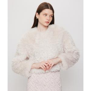 コート アウター Variation エコファーショートコート レディース