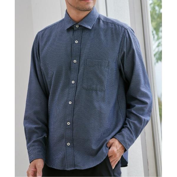 シャツ 「親子コーデ」デニムライクスイスカラーシャツ メンズ