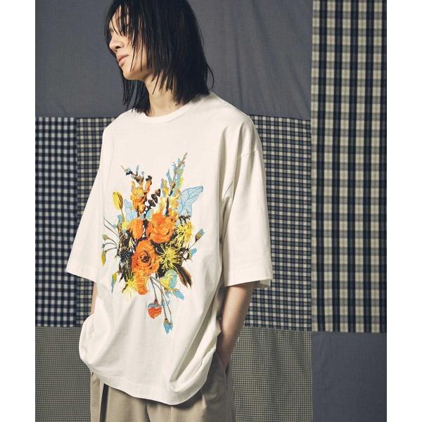 「MAISON SPECIAL」 半袖Tシャツ 1 オフホワイト メンズ