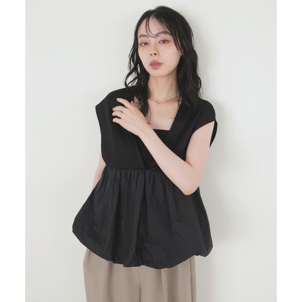 「LIAN」 ノースリーブトップス FREE ブラック レディース