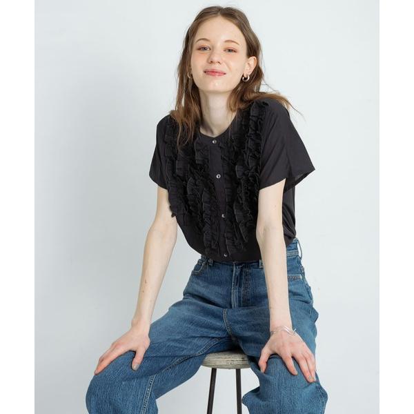 「URBAN RESEARCH Sonny Label」 半袖ブラウス FREE ネイビー レディー...