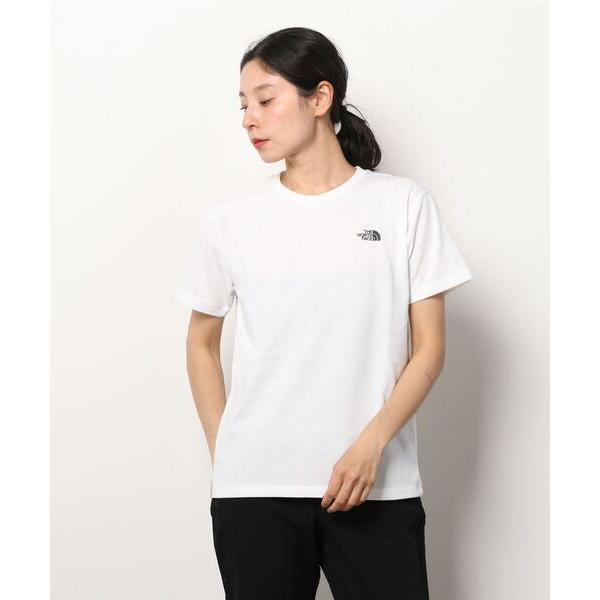 「THE NORTH FACE」 半袖Tシャツ M ホワイト レディース