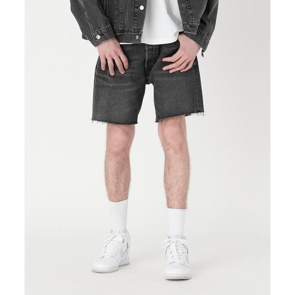 「501」 デニムハーフパンツ 32inch ブラック メンズ