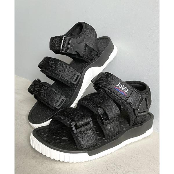 「Java」 サンダル 27.0cm ブラック×ホワイト メンズ