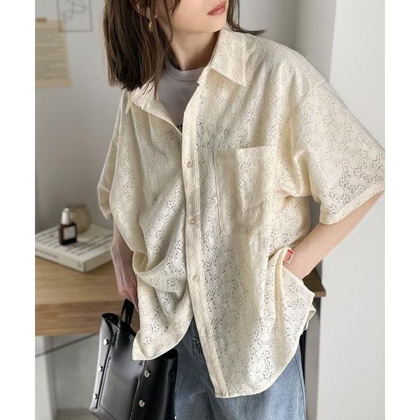 「Java」 半袖シャツ SMALL ベージュ レディース