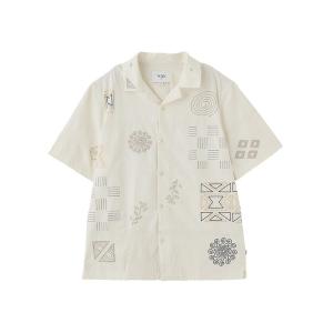 シャツ WAX LONDON DIDCOT DOODLE EMBROIDERY SS25-SSS-DID-BRX-ECM メンズ レディース