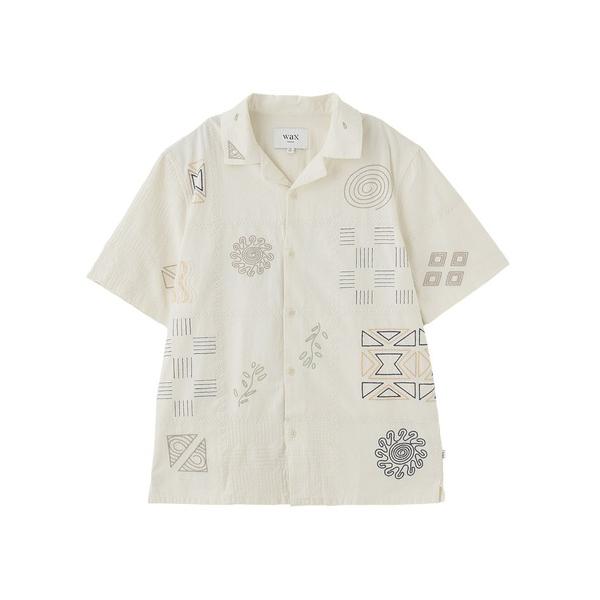 シャツ WAX LONDON DIDCOT DOODLE EMBROIDERY SS25-SSS-D...