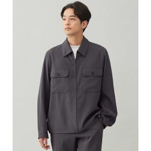 コート ジャケット WOOL TOUCH 機能美シャツブルゾン メンズ