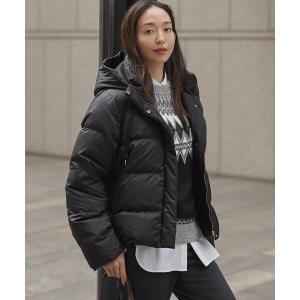 ダウンコート ダウンジャケット 「見上愛さん着用/洗える/撥水加工」シレータフタ コンパクト ダウンコート レディース