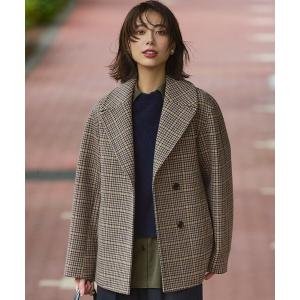 ジャケット テーラードジャケット ヘリンボーンループツイード