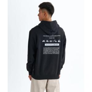 トレーナー スウェット 裏起毛 HISTORY SWEAT PK /クイックシルバー裏起毛バックプリントプルオーバーパーカー・フーディー メンズ レディース