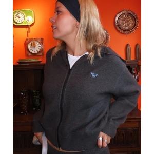 ニット セーター HEART WAVE KNIT HOO /ロキシーロゴワンポイントジップアップニットフーディー・パーカー レディース