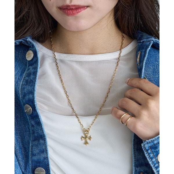 ネックレス 「SETUP7」ネックレス Awesome ニッケルフリー メタル クロス オーバルチェ...