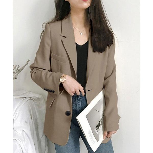 ジャケット テーラードジャケット YUGA　シングルボタン　秋のジャケット レディース
