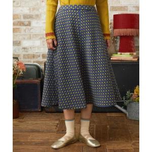 Jocomomola（ホコモモラ） スカート Flor de escudo ジャカードフレア