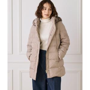 ダウンコート ダウンジャケット 「WEB限定」フェイクファーフードダウンコート「ミドル丈」 レディース