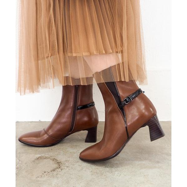 ブーツ 防滑│Vカットサイドゴアブーツ　3720563 レディース