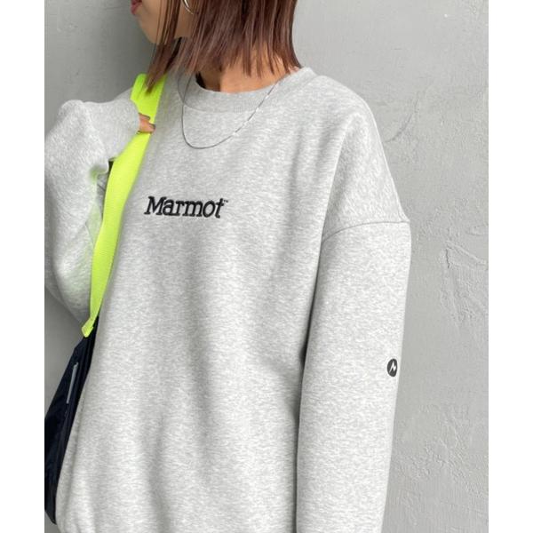 トレーナー スウェット 「Marmot/マーモット」 別注 ブランド刺繍ロゴ クルーネックスウェット...