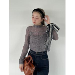 tシャツ 「Chacott」レースシアーTOPS レディース