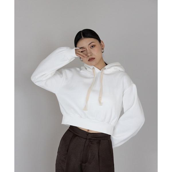 パーカー embroidery hoodie / e刺繍裏毛フーディー レディース