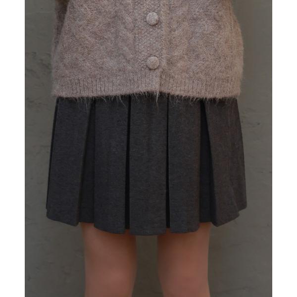 スカート pleats knit amabile skirt/プリーツニットアマービレスカート