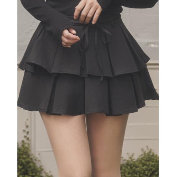 スカート pleats tiered dolcina mini skirt/プリーツティアードドルチ...