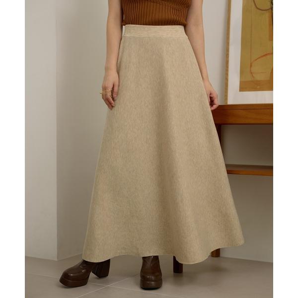 スカート wool blend flare long skirt /ウールブレンドフレアロングスカー...